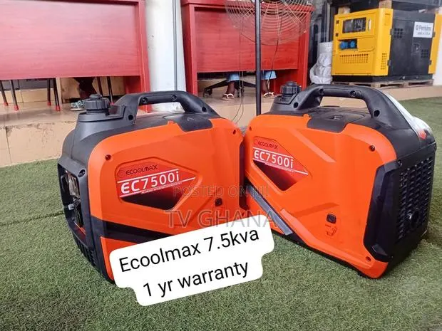Ecoolmax 7.5kVA Inverter Generator – Clean Power, Low Noise 7.5kva · Photo 1