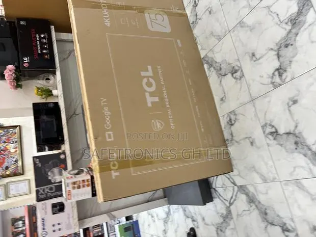Quality Sealed 75p755 Led Smart Uhd Sleek 75” TCL Tv · Photo 1