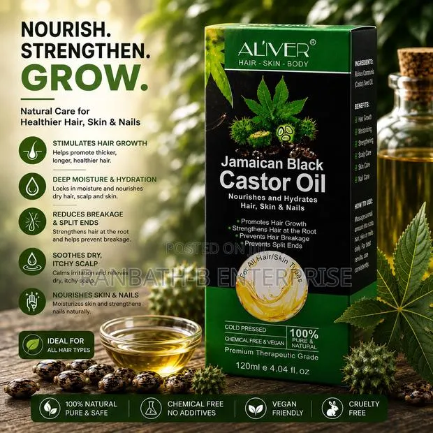 AL’IVER Jamaican Black Castor Oil – Hair Growth Care · Photo 1