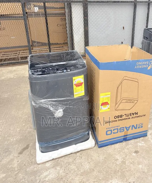 Order Classic Nasco 8kg Full Automatic Washing Machine(Nastl-B80)Gray · Photo 1