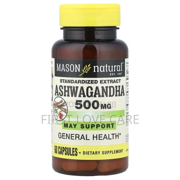 Mason Natural Ashwagandha, Standardized Extract, 60 Capsules · Photo 1