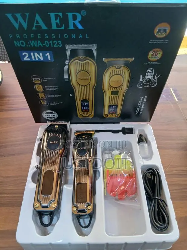 Waer 0123 2 in 1 Rechargeable Clipper · Photo 1