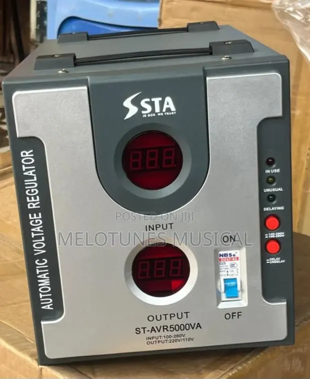 Ssta St-Avr5000va Automatic Voltage Regulator/ Stabilizer · Photo 1