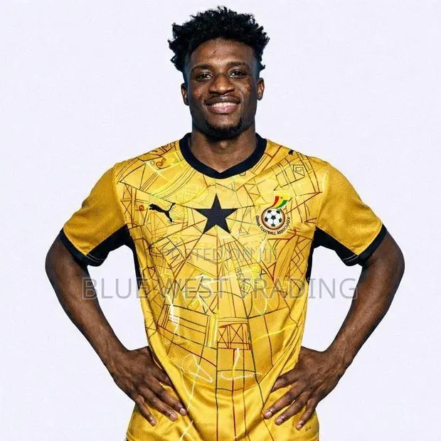 Ghana Black Stars 2026 World Cup Jersey - Ghana Jersey Yellow · Photo 1