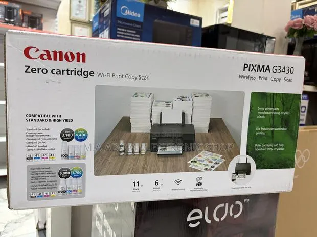 Canon Pixma G3430 Wireless Copy Print Scan All in One Printer · Photo 2