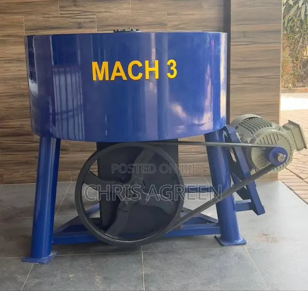 Pan Mixer ( Mixing Mortar for Block Manufacturing) · Photo 1