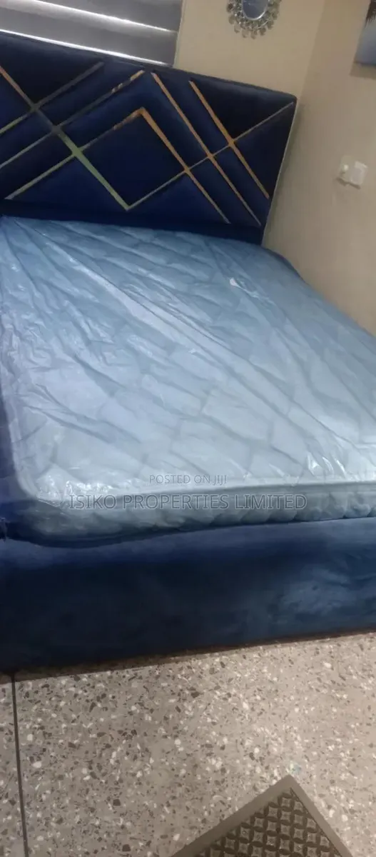 Double Bed Frame and Foreign Mattress