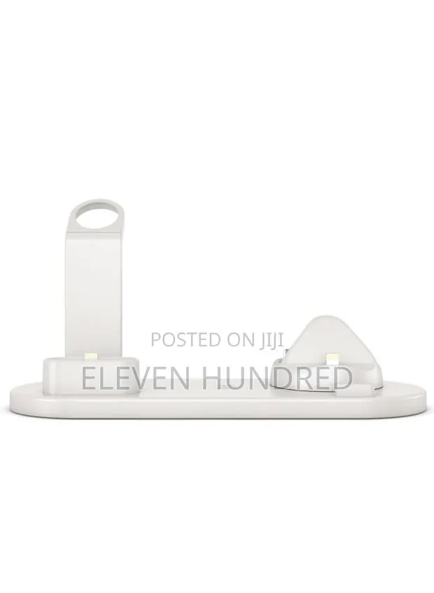 3-in-1 Rotatable Wireless Charging Dock Station (White) · Photo 1