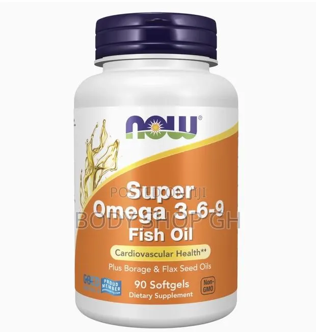 Super Omega 3-6-9 1200mg + a Blend of Fish, Borage and Flax Seed Oils, · Photo 1