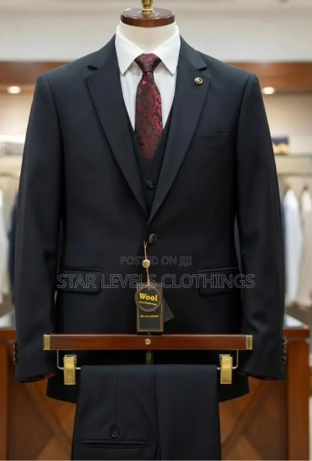Black 3_pieces Suits Available in All Sizes ,Other Shades · Photo 1