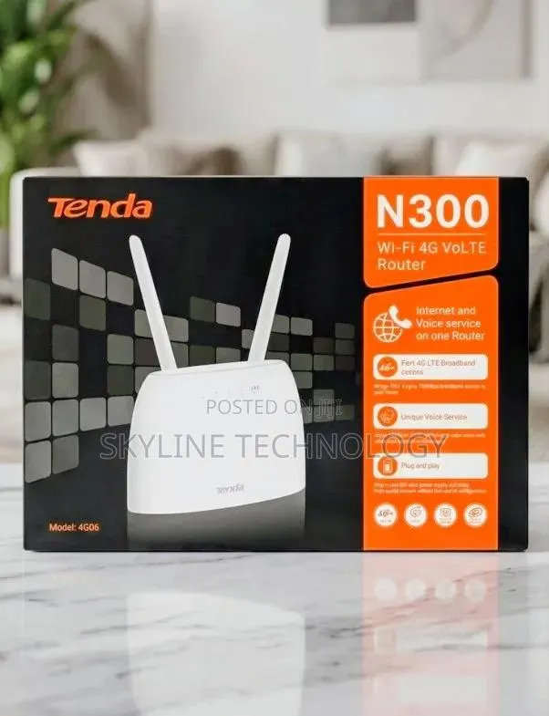 N300 Tenda 4G Wi-Fi VoLTE Router. · Photo 1