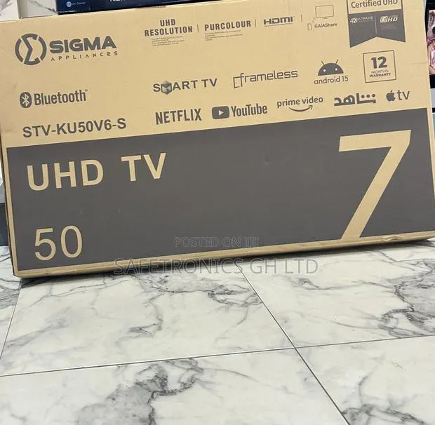 Kindly Buy Android Smart Uhd Sigma 50 Inch Frameless Tv · Photo 1
