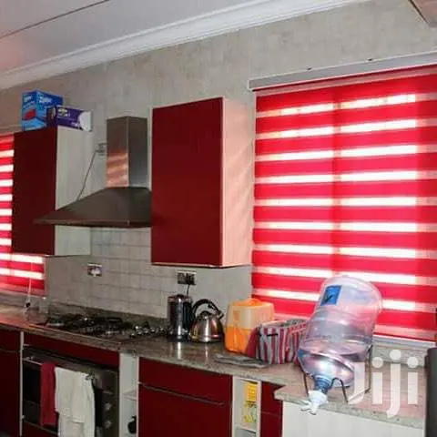 Red Curtains Blinds With Free Installation · Photo 1
