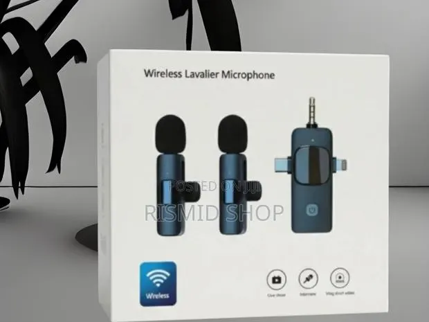 Professional Wireless Clip-on Microphone for Mobile Camera · Photo 1