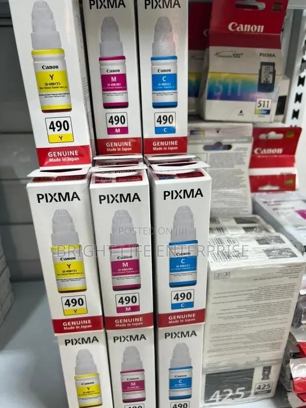 Canon Gi-490 Colour Ink Bottle · Photo 1