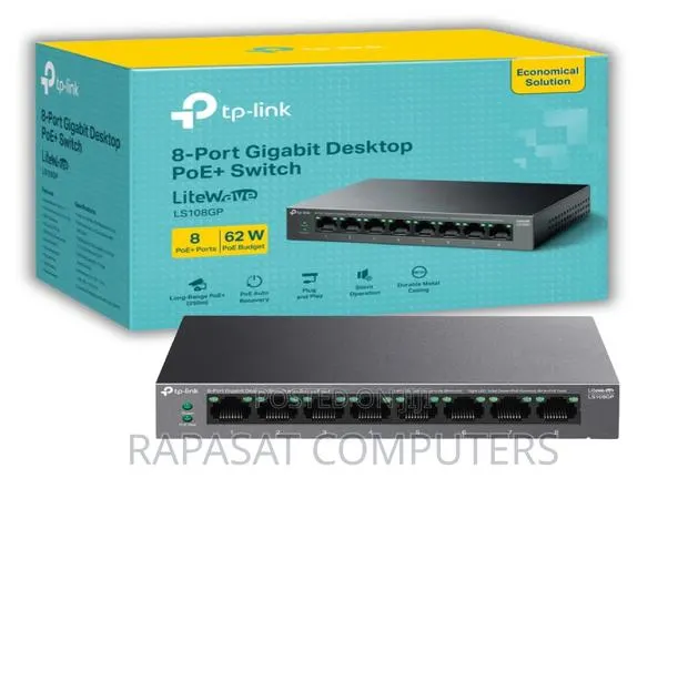 Tp Link Tl-Sg1210p 8port Gigabit Poe Switch · Photo 1