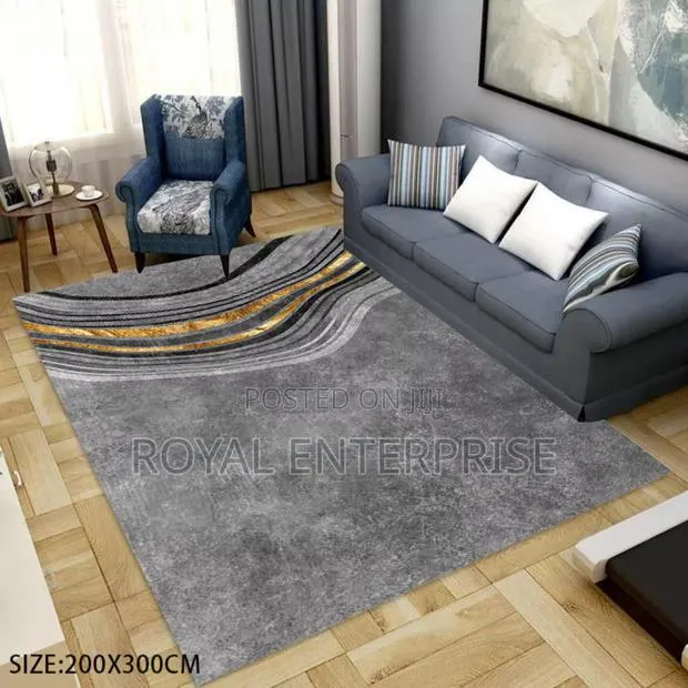 3d Luxurious Living With Crystal Velvet Carpet ( 200/300cm ) · Photo 1