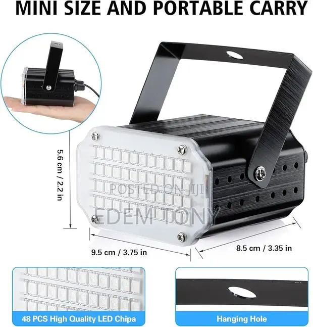 48-led Mini Strobe Light With Remote · Photo 2