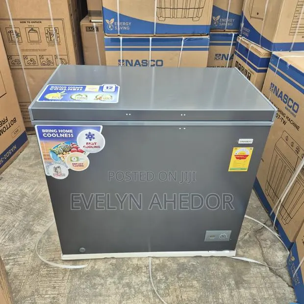 Original Nasco Light Gray Colour Deep Freezer 200L Brand New for Sale · Photo 1