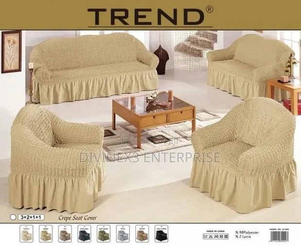 Stretchable Elastic Sofa Cover Set · Photo 1