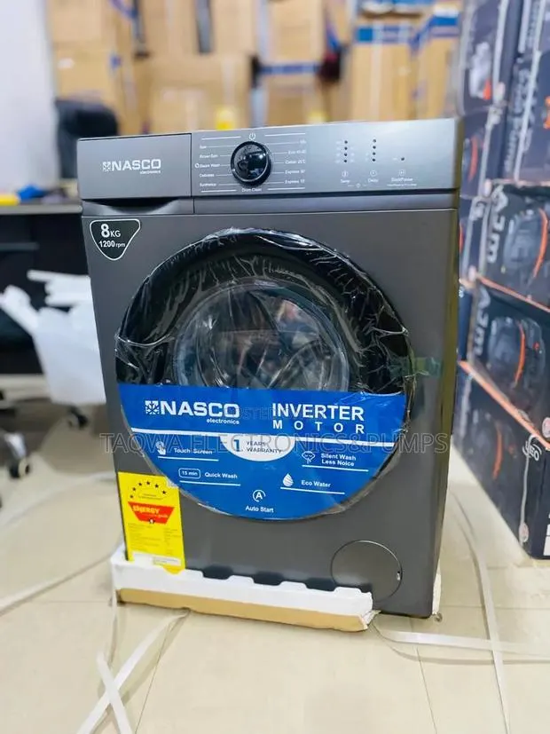 Automatic Nasco 8kg Front Load Washing Machine · Photo 1