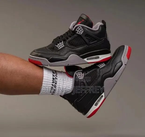 Original Air Jordan 4 Retro Bred Reimagined · Photo 1
