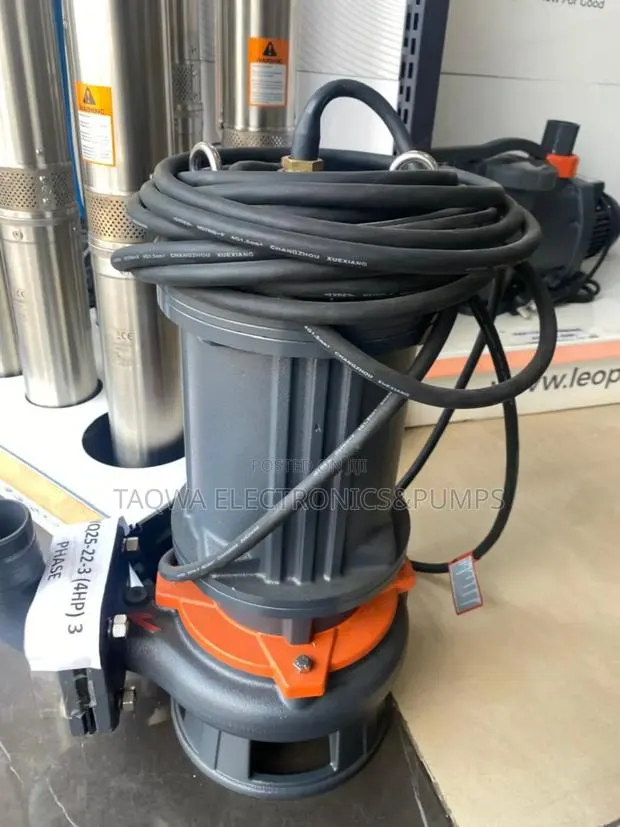 Super Efficient 4hp Sewage Pump · Photo 1