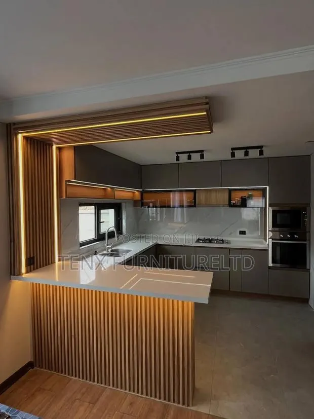 Kitchen Unit Set (With Led Moving and Glass Doors) · Photo 1