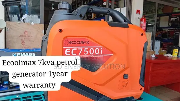 Ecoolmax 7KVA Petrol Generator – Heavy Duty Emergency Backup · Photo 1