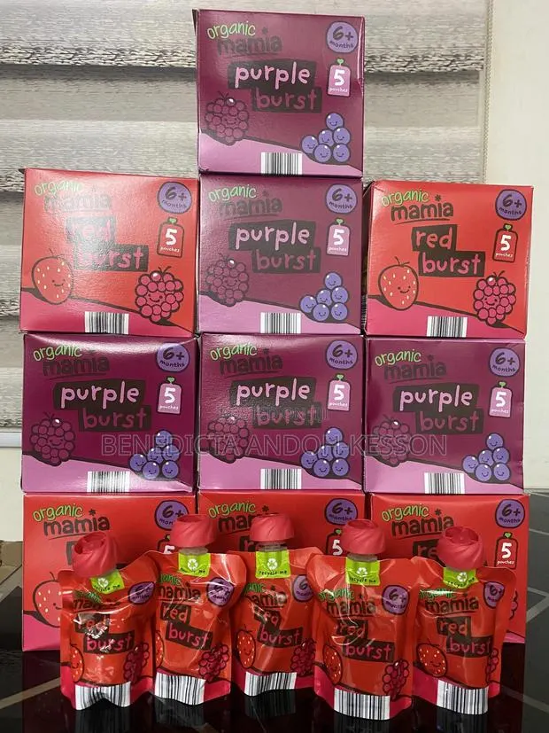 Organic Mamia Purple and Red Burst · Photo 1