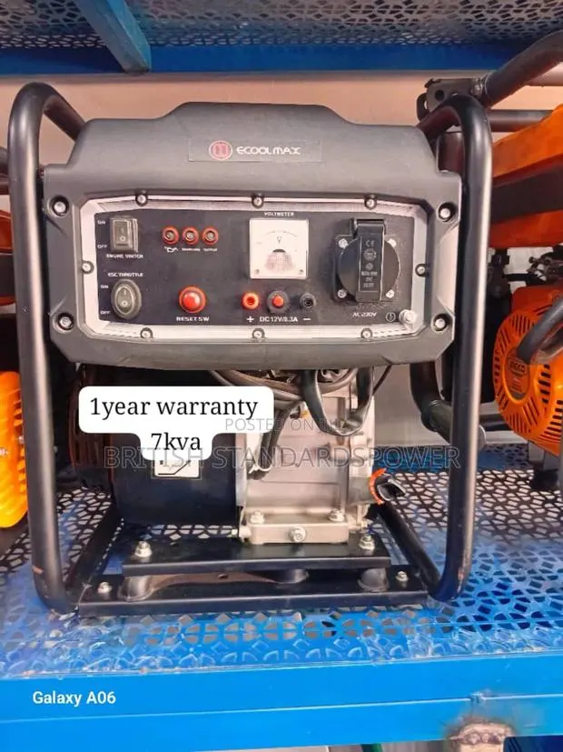 Frugal Fuel Use 7.0kva Petrol Generator · Photo 1