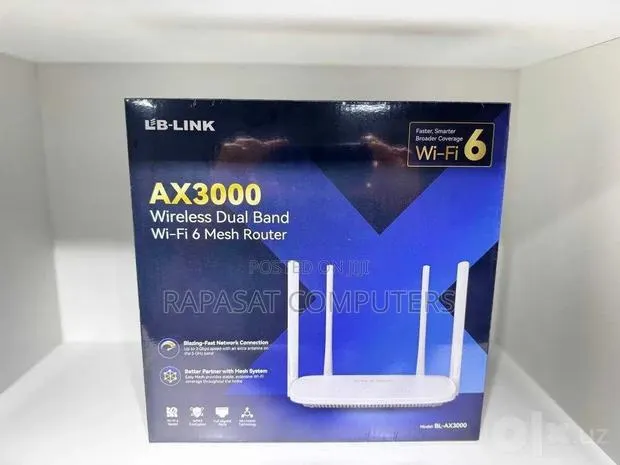LB-Link BL-AX3000 Wireless Dual Band Wi-Fi 6 Mesh Router · Photo 1