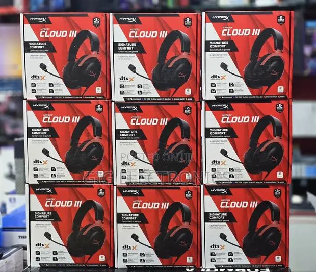 Hyperx Cloud Iii Gaming Headset (Black Red) · Photo 1