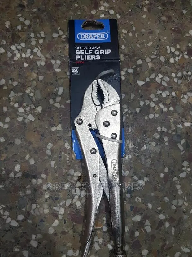 Draper 220 Mm Curved Jaw Self Grip Pliers - Brand New · Photo 1