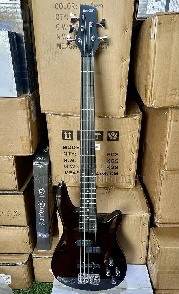 Ibanez Gio 5 Strings Passive Bass Guitar [Coffee Brown] · Photo 1