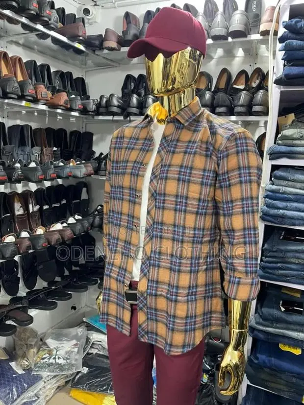 Odeneho Complete Wear, Check Shirt, Khaki Trousers and Cap · Photo 1
