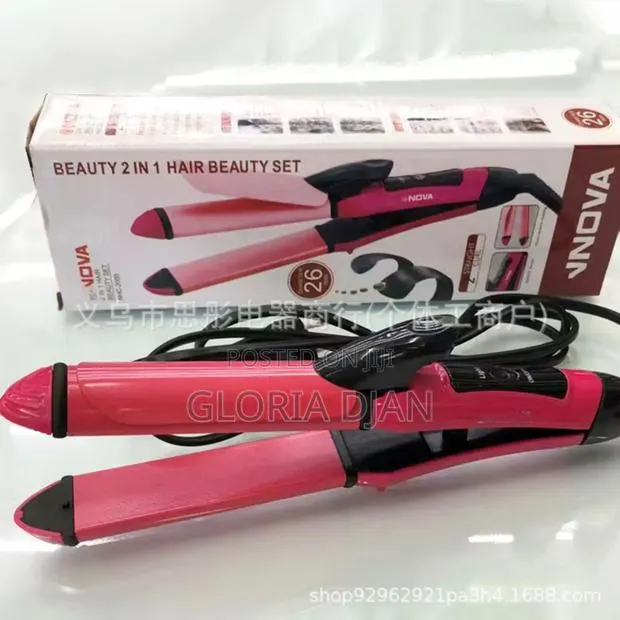 2 in 1 Beauty Hair Straightner/Curler · Photo 1