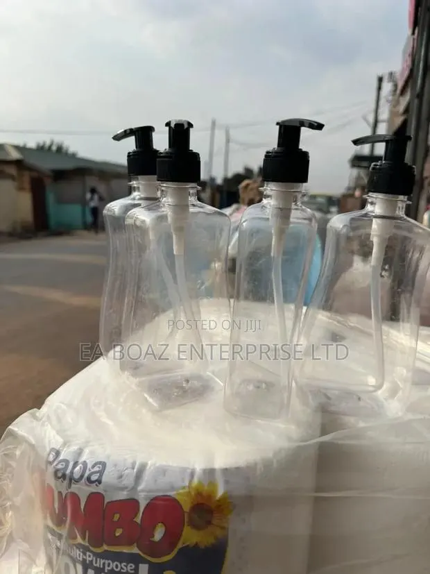 Transparent Pet Hand Wash Plastic Bottles 500ml 50 Pieces · Photo 1