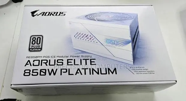 Gigabyte Aorus Elite 850watts Atx 3.1 80+ Platinum Power Supply · Photo 1