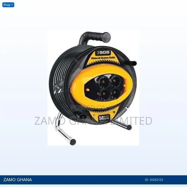 20m Extension Cable Reel 3x2.5mm 2 Pins - Sgs2133 · Photo 1