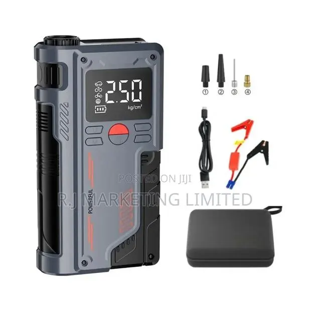 Car Jump Starter and Tire Pump All in 1 Complete Set · Photo 1