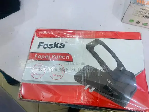 High Quality Foska Office Heavy Duty Metal Manual Paperpunch · Photo 1