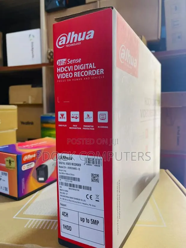Dahua DVR 4CH Penta-Brid 5MP Value/1080p Compact 1U 1HDD WizSense · Photo 1