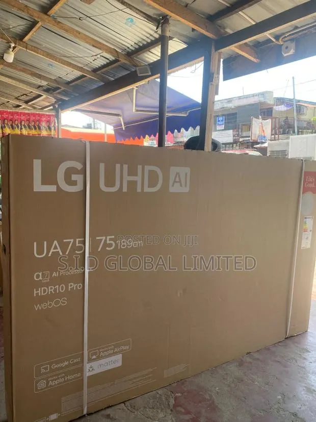 Lg75 Inch Ai Smart TV Ua75 75'' 4k Hdr10 Pro Webos-Brand New Sealed · Photo 1