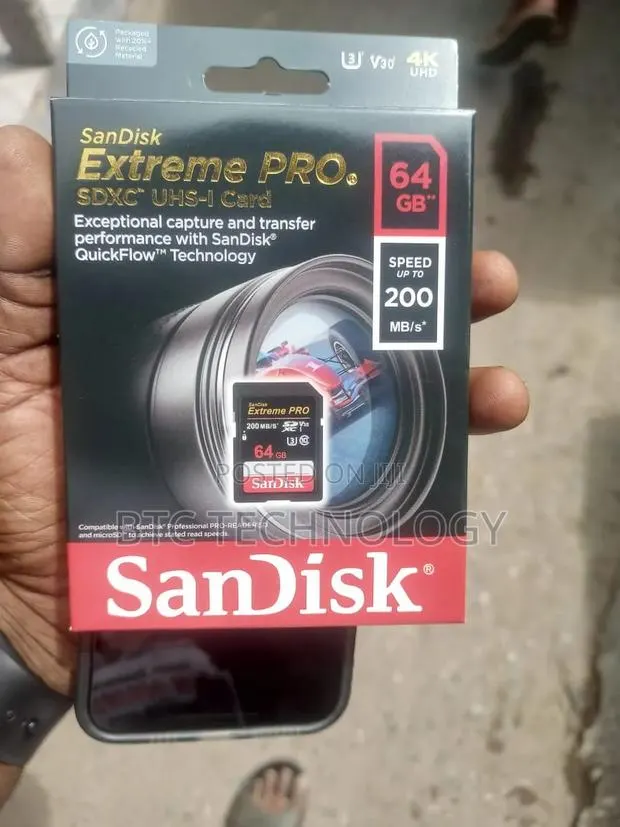 Sandisk Extreme Pro 64gb Camera Memory Card · Photo 1