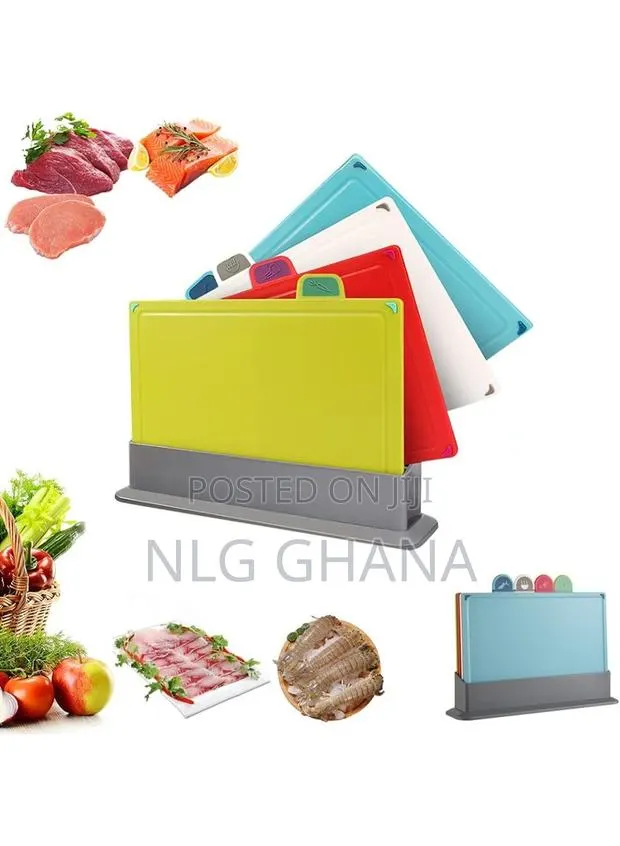 4pcs Cutting Chopping Board Set Kitchen Cutting Board Mats. Ghx6829 · Photo 1