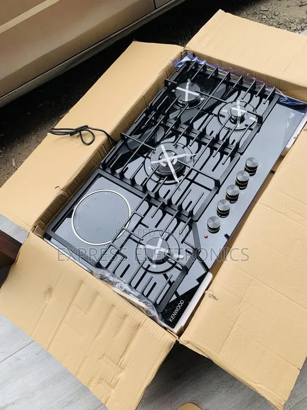Kenwood 90cm Tempered Glass 4 Gas + 1 Electric · Photo 1