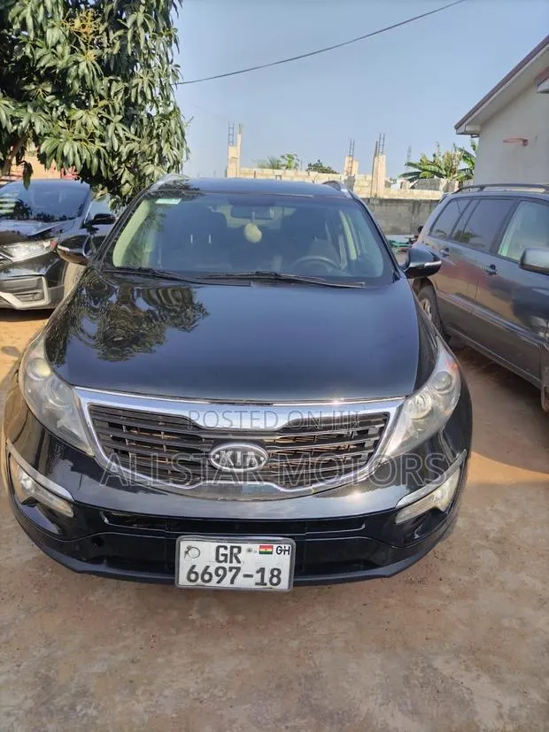 Kia Sportage SX 4dr SUV (2.0L 4cyl Turbo 6A) 2012 Black · Photo 1