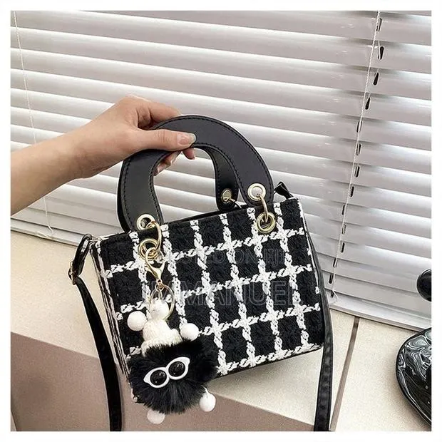 Black and White Square Bag · Photo 1