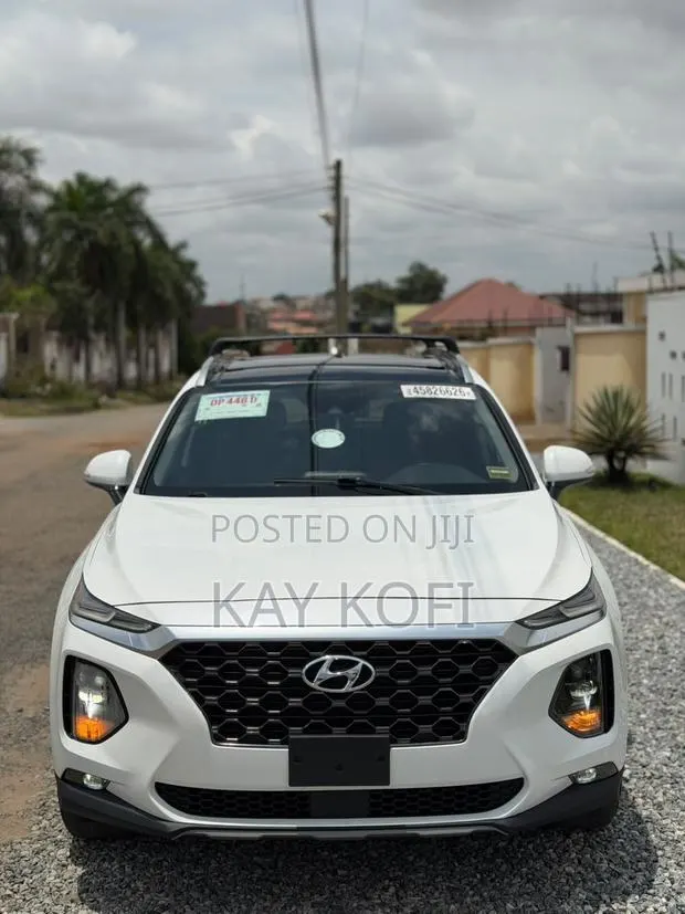 Hyundai Santa Fe Limited 2.0T AWD 2019 White · Photo 1